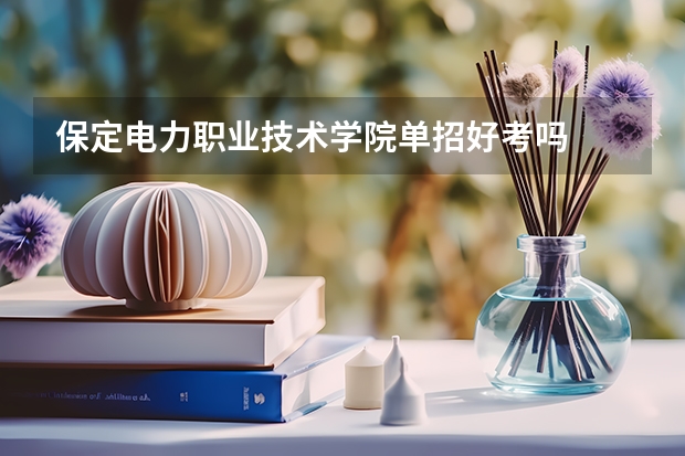 保定电力职业技术学院单招好考吗