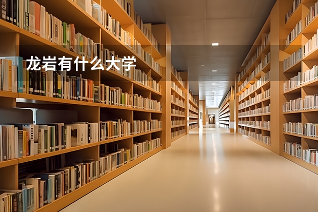 龙岩有什么大学