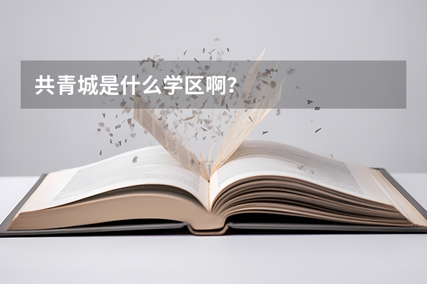 共青城是什么学区啊？