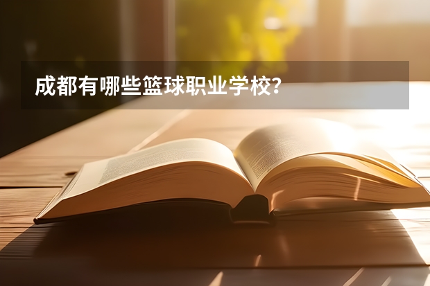 成都有哪些篮球职业学校？