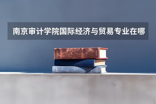 南京审计学院国际经济与贸易专业在哪个校区