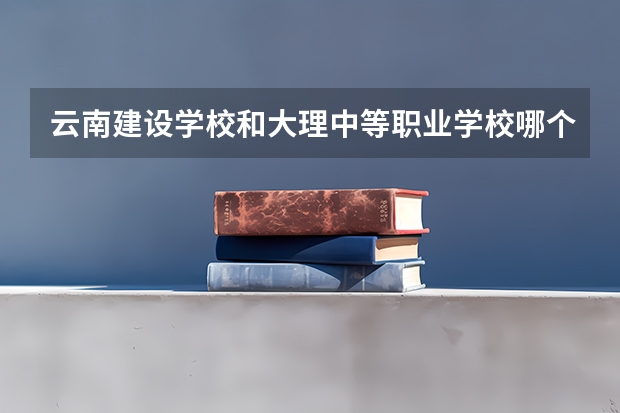 云南建设学校和大理中等职业学校哪个好
