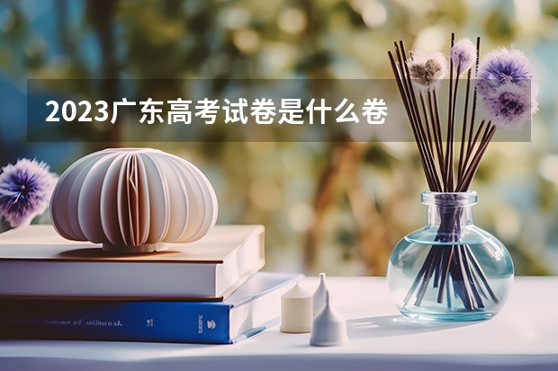 2023广东高考试卷是什么卷