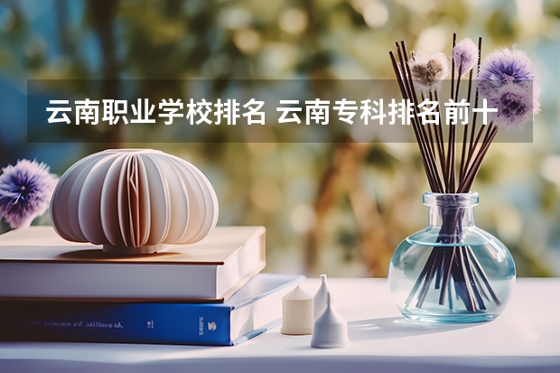 云南职业学校排名 云南专科排名前十的大学