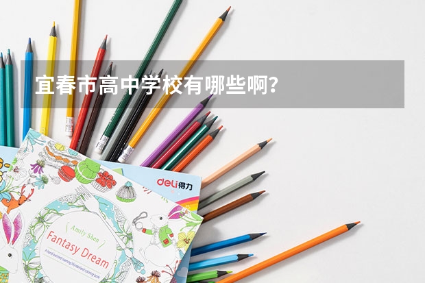 宜春市高中学校有哪些啊？