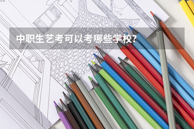 中职生艺考可以考哪些学校？