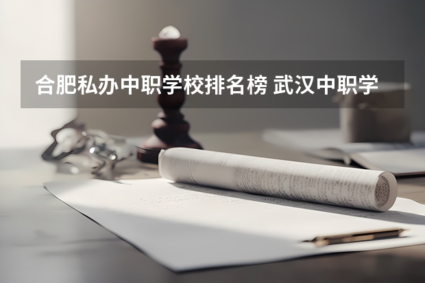 合肥私办中职学校排名榜 武汉中职学校排名