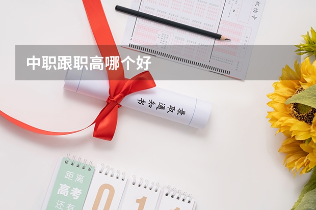 中职跟职高哪个好
